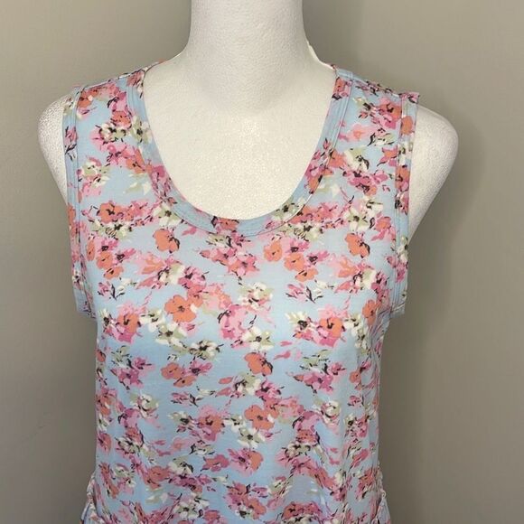NWT‎ MIA & TESS Sleeveless Summer Dress. Size Small. Blue/pink Floral - Picture 2 of 10